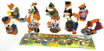 KINDER SURPRISE Fancy Fuxies Foxes 1998 Ferrero | eBay