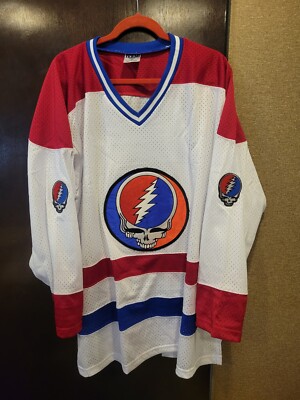 Grateful Dead, Montréal Canadiens Hockey Jersey, Steal Your Face, Size Adult XL