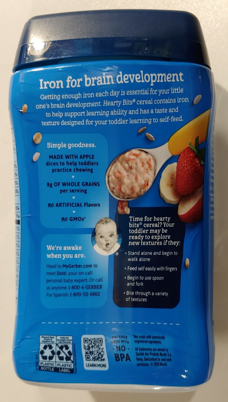 gerber hearty bits cereal