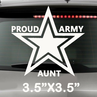 Download Proud Army Aunt Vinyl Decal Sticker American Military ...