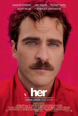 Her (2013)_1 Film Filmplakat Leinwand ikonisches Design