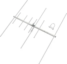 HYS Dual-Band 9.5/11.5dBi 100W Yagi Antenna 8 Element Beam 2 Meter/70 silvery 