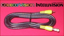 12Ft RCA Video Cable  RF Coax TV Adapter for the Colecovision  Intellivision