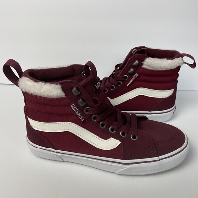 NEW Vans Filmore Hi Tops Vansguard Port Royale Maroon/White
