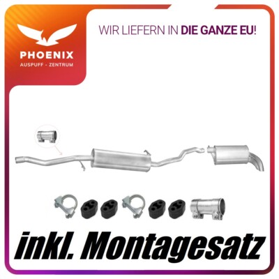 Seat Alhambra 1.9 2.0 TDi (2002-2010) Auspuffanlage Mittel+Endschalldämpfer