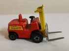 1972 Matchbox Lesney No.15 Fork Lift Lansing Bagnali Red Yellow Diecast Car 1:64
