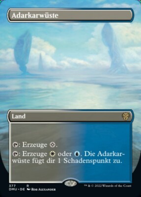 Adarkar Desert / Adarkar Wastes - DOMINARIA UNITED Extra - German (NM+) Dual