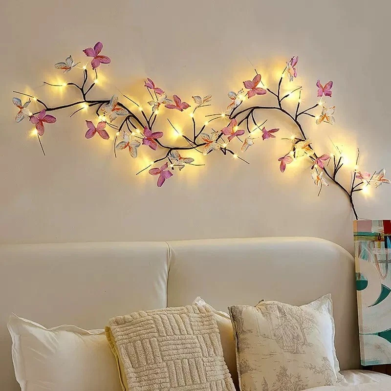 LED Butterfly Tree Light Room Decoration Bendable Shape Wall Decor
Opens in a new window or tab