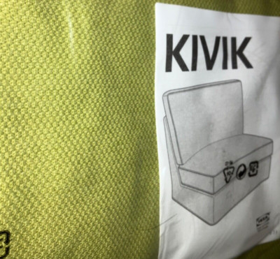 IKEA Kivik Dansbo Yellow Green Chair Lime 1-Seat Sofa Section COVER,Chartreuse