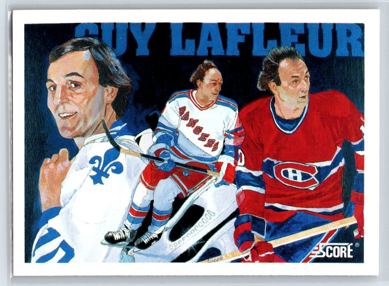 1991-92 Score Bilingual Guy Lafleur Montreal Canadiens #293