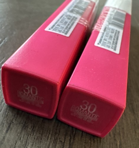 Maybelline Super Stay Matte Ink Liquid Lipstick 30 Romantic Lot of 2!! - Picture 4 of 5