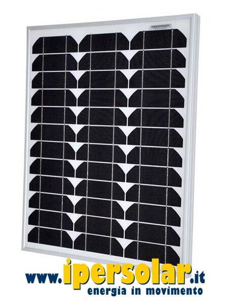 Modulo Fotovoltaico 50W 12V Monocristallino | Pannello Solare Impianto Isola