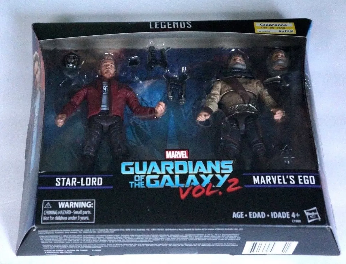  Marvel Legends Guardians of the Galaxy Vol. 2 Marvel's Ego &  Star-Lord 2-Pack : Toys & Games