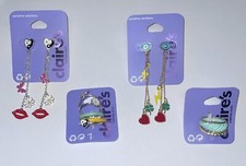 Claire  s Matching Earrings  Rings Set Of 4  New And Sealed.. 50 Retail