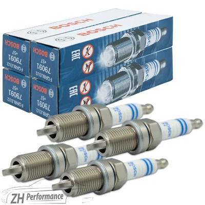 4x BOSCH FQR8LEU2 Zündkerze 0 242 229 699 entstört Opel Corsa D Astra Alfa Romeo