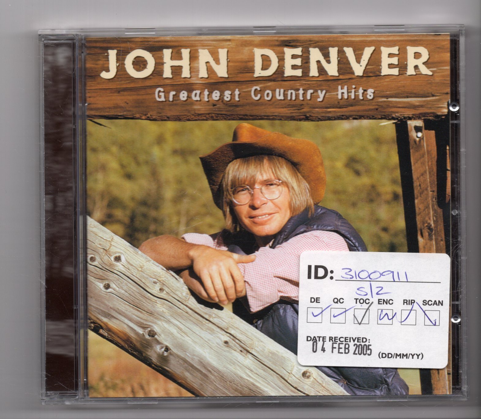 (JP65) John Denver, Greatest Country Hits - 1998 CD