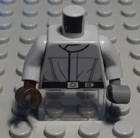 Lego Figure Accessories Top Torso New Grey With Decor Star Wars