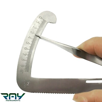 Orthodontics Dental Iwanson Gauge Crown Spring Caliper Measuring