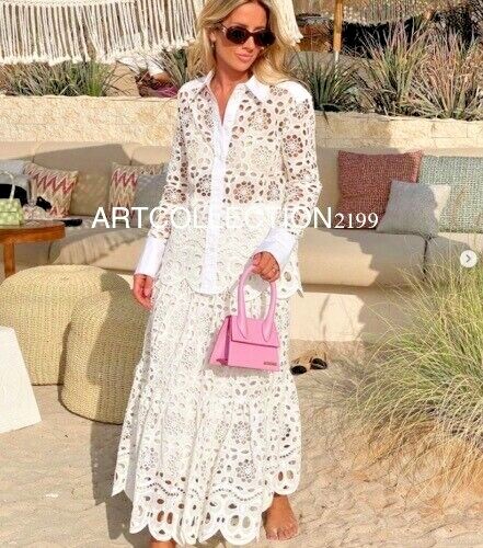 ZARA NEW WOMAN SS collection SHIRT WITH CUTWORK EMBROIDERY ZARA NEW WOMAN SS collection SHIRT WITH CUTWORK EMBROIDERY