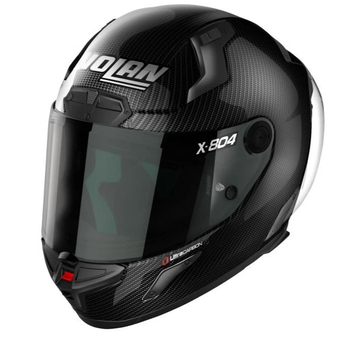 Motorcycle Helmet Integral X LITE X 804 Rs Ultra Carbon Pure Black