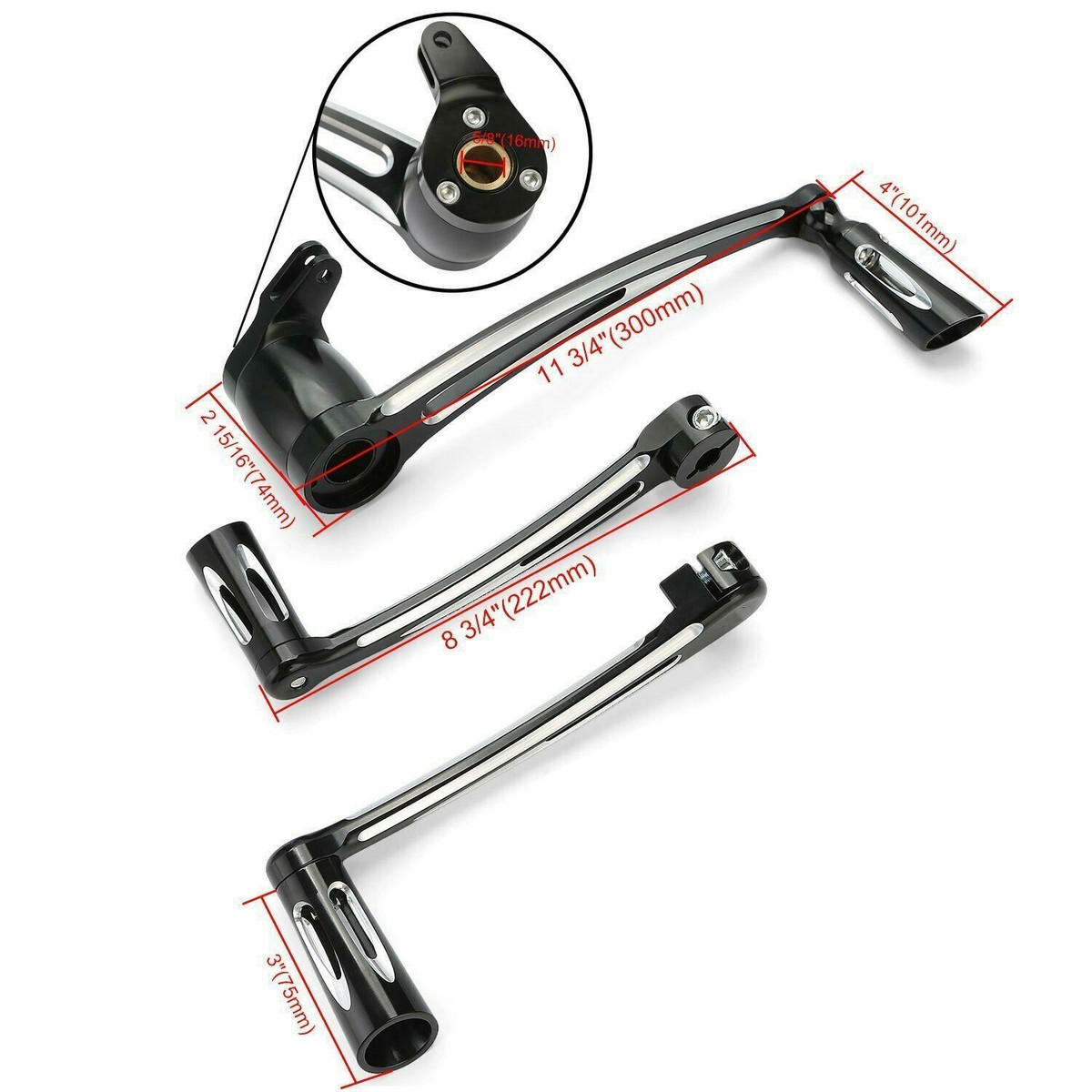 For Harley FLHR FLTR Motorcycle Cut Brake Arm Kit Shift Lever W