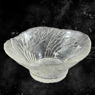 Lasisepät Mantsalan Metsa Forest Glass Bowl Dish Candle Holder Pertti Kallioinen