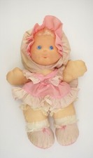Vintage Puffalump Kids Fisher Price Plush Dress Up Baby Doll Striped Pink 1991