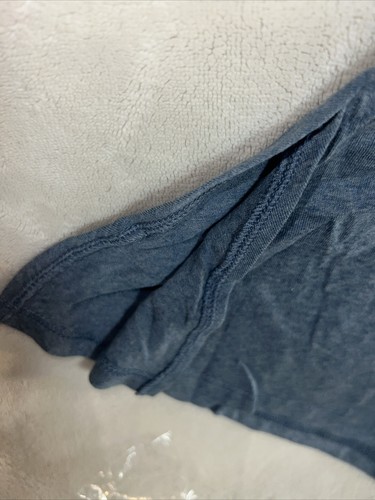 Nueva Camisa Túnica Unicornio Completa Lularoe Perfect T Mediana 12-18 Azul Sólido/Gris M - Imagen 6 de 12