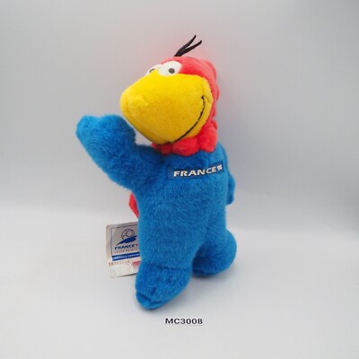 Peluche Footix – France 98 – Coupe Du Monde – Taille 9″ (État Moyen)