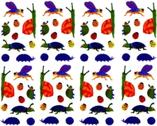 Mrs Grossman's Opalescent BUGS Scrapbook Stickers Snail Ladybug Fly 4 Strips