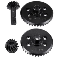 Steel Front and Rear Spiral Cut Differential Pinion Gear Diff Gear Set for 1/...