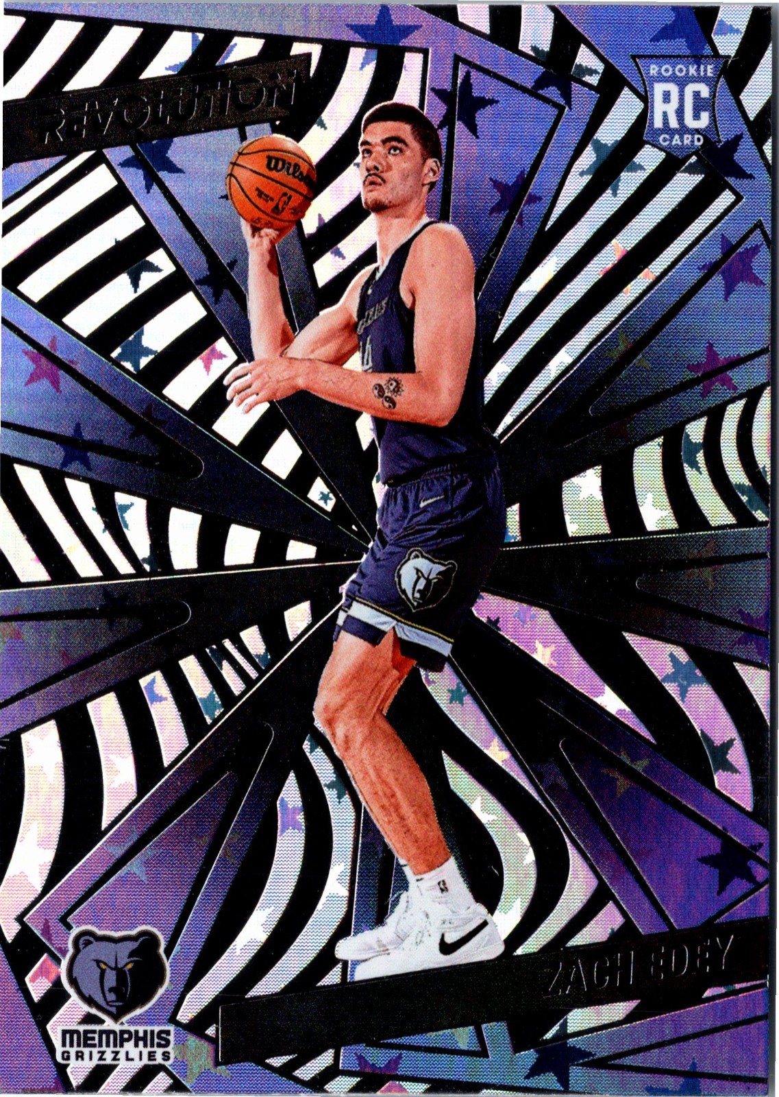 2024-25 Panini Revolution - Rookies Zach Edey #134 Astro (RC)