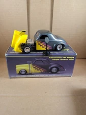 Eastwood 1941 Willys Coupe Street Rod Flames SpecCast 1:25  Diecast Black/Yellow