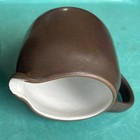 Heath Ceramics Creamer & Sugar Bowl With Lid Set in White & Brown MCM — photo 8