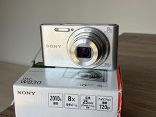 SONY Cyber-shot DSC-W830 Silver 20.1MP Compact Digital Camera 8x Optical Zoom