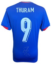 MARCUS THURAM SIGNED FRANCE EURO 2024 HOME SHIRT (ACG CERT AG19111)