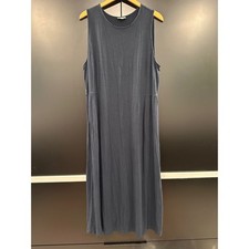 J. Jill Navy Blue Sleeveless Empire Waist Maxi Dress XL Petite KDR088302
