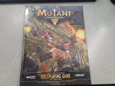 NEW SEALED MODIPHIUS - HARDBACK MUTANT CHRONICLES 3rd EDITION CORE RULEBOOK