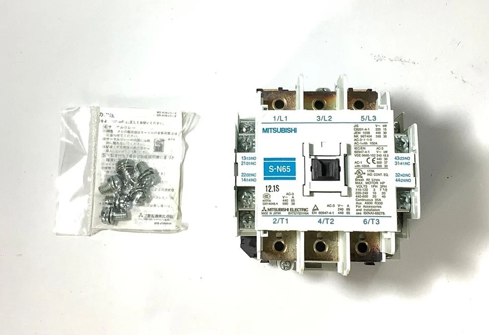 MAGNETIC CONTACT S-N65 AC200V MITSUBISHI FOR OTC WELDING M/C US Free TAX - Image 2 of 4