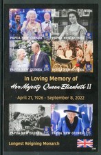 Papua New Guinea 2022 - In Memoriam, Her Majesty Queen Elizabeth II Sheet - MNH