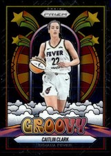 2025 Panini Prizm WNBA #10 Caitlin Clark Groovy