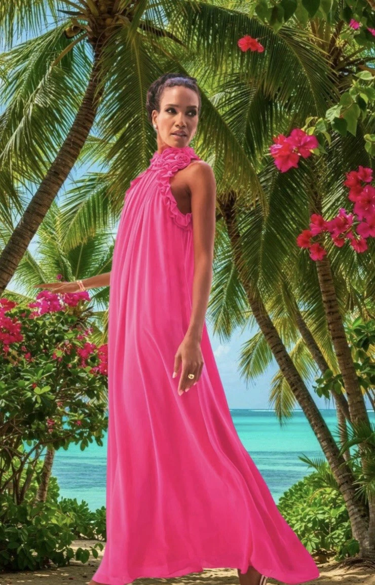 lilly pulitzer kelsea silk maxi dress LILLY PULITZER KELSEA SILK MAXI DRESS SIZE 00