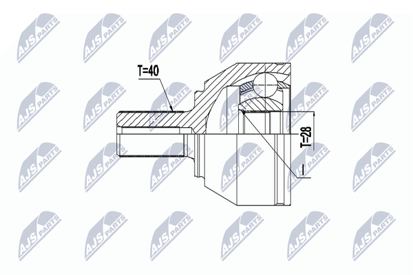 NPZ-VV-024 NTY Gelenksatz, Antriebswelle FüR Volvo-image