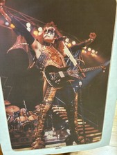 KISS🩸1970s GENE SIMMONS T-SHIRT HEAT TRANSFER-AUCOIN