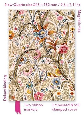 William Kilburn: Marble End Paper (Foiled Quarto Journal)