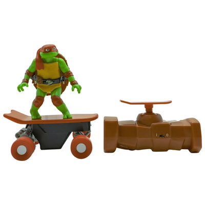 TMNT Raphael Half Pipe RC Vehicle 2.4GHz Remote Control Skateboard