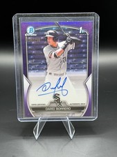 2023 Bowman Chrome - Dario Borrero #CPA-DBO Purple Refractor 038/250