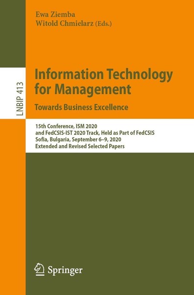 Information Technology For Management: Towards Business Excellence Ewa Ziemba-image