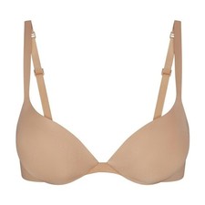 Skims Ultimate Push Up Plunge Bra Clay Tan BA-PLG-9214 Size 34D