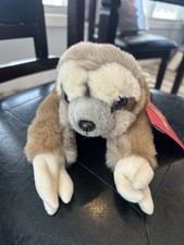 FAO Schwarz NEW WITH TAGS 15" Adopt-A-Pet Baby Sloth   Plush Stuffed Animal Toy
